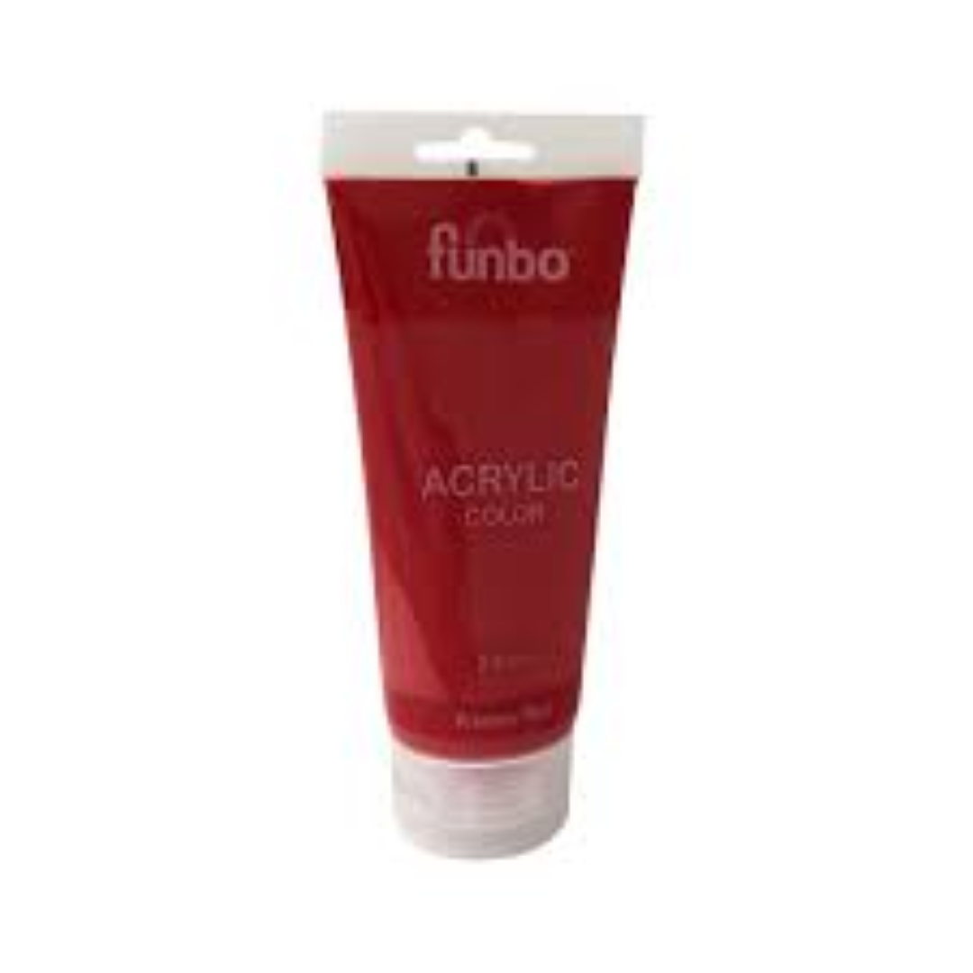 Funbo Acrylic TUBE 200ml 302 PRIMARY RED FO-AC-200-302